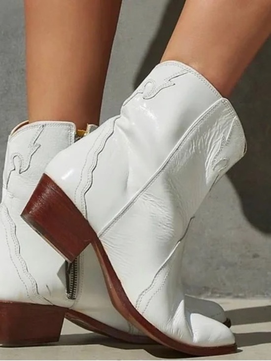Free People Shoes - Free People Western Boot White